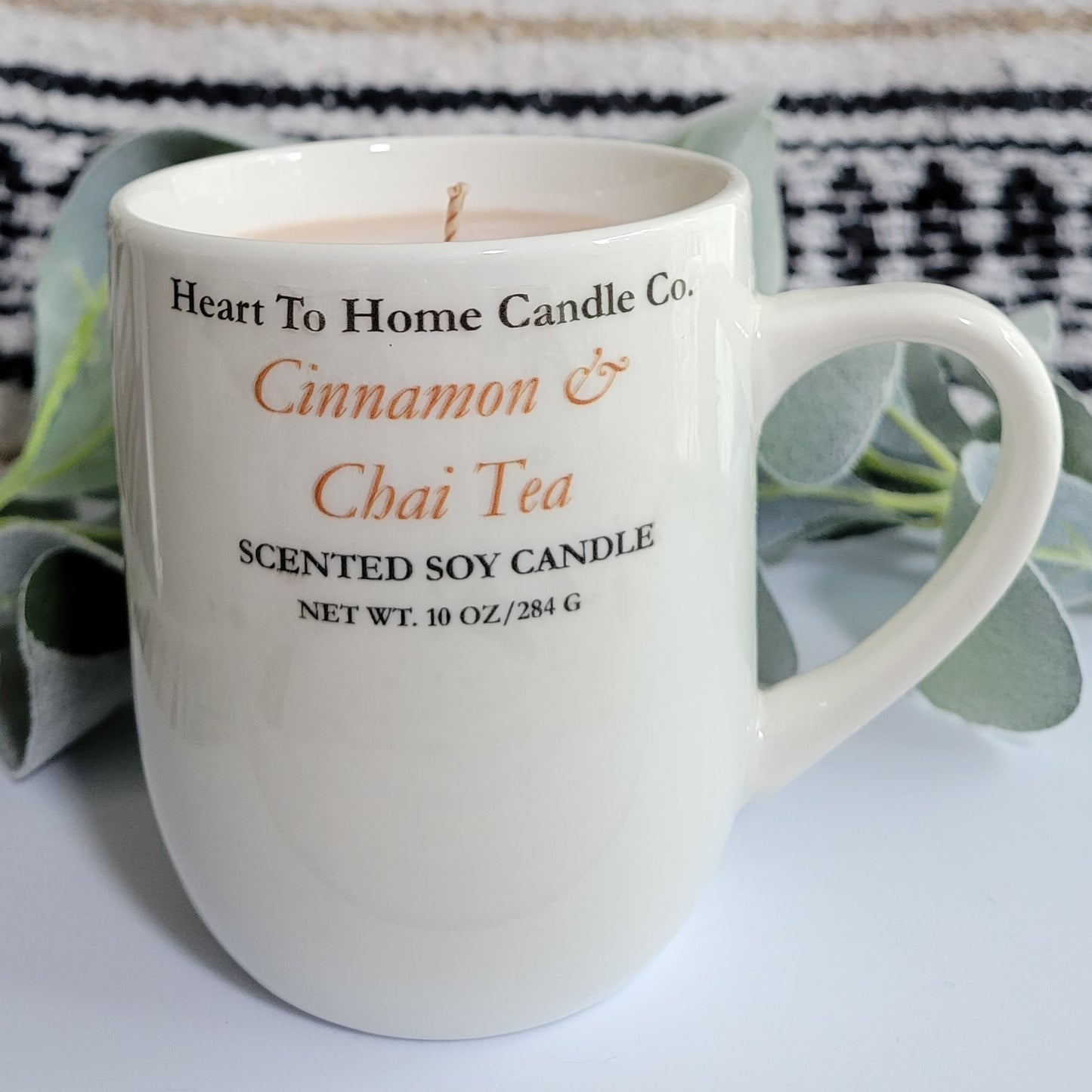 Cinnamon & Chai Tea Scented Soy Candle